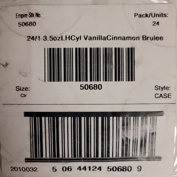 3/$5 Candles Vanilla Cinnamon 3.5oz Glass Covered Jar NEW - Picture 7 of 12